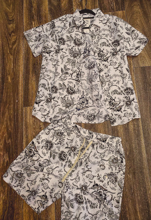 Printed Shirt & Short Sets