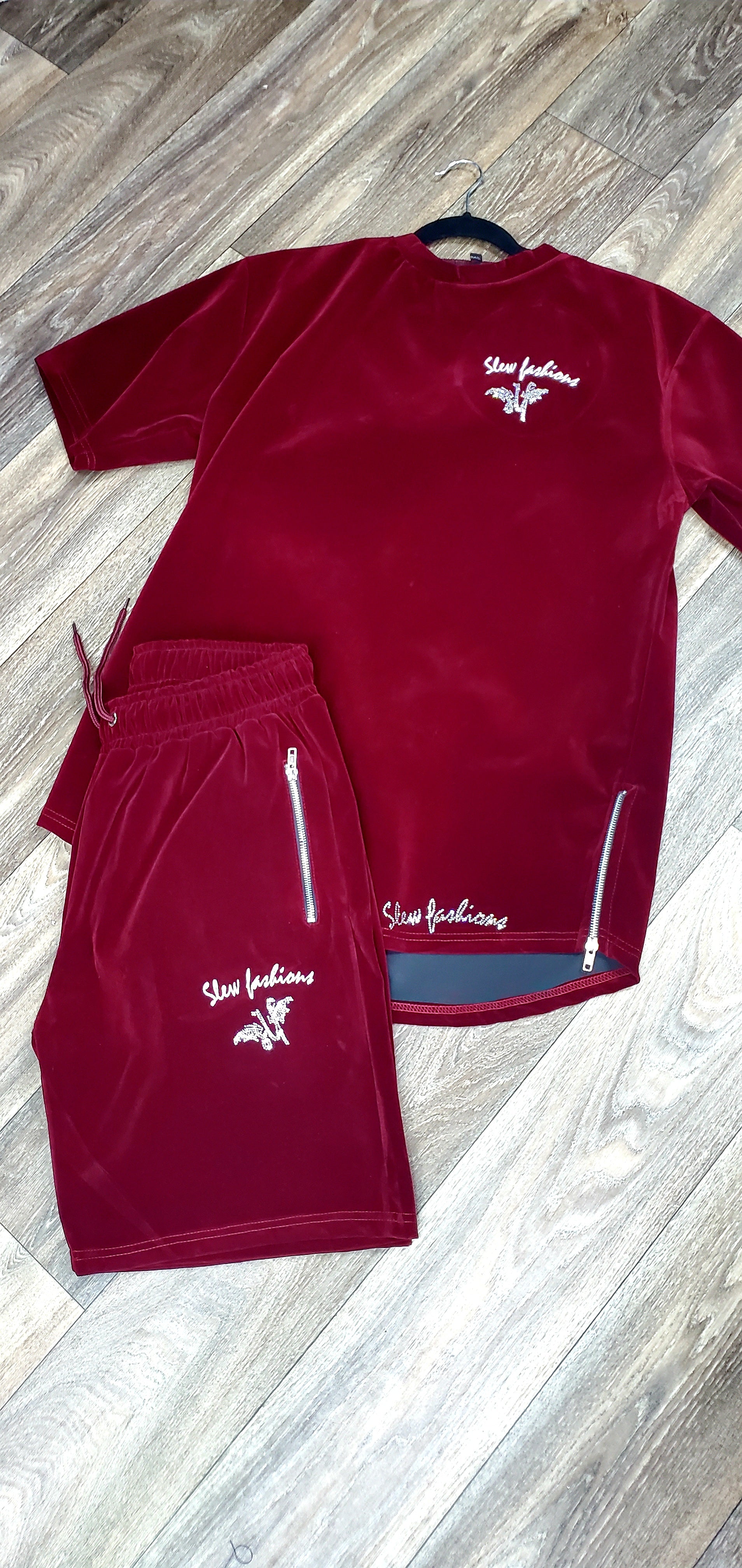 Mens velour set