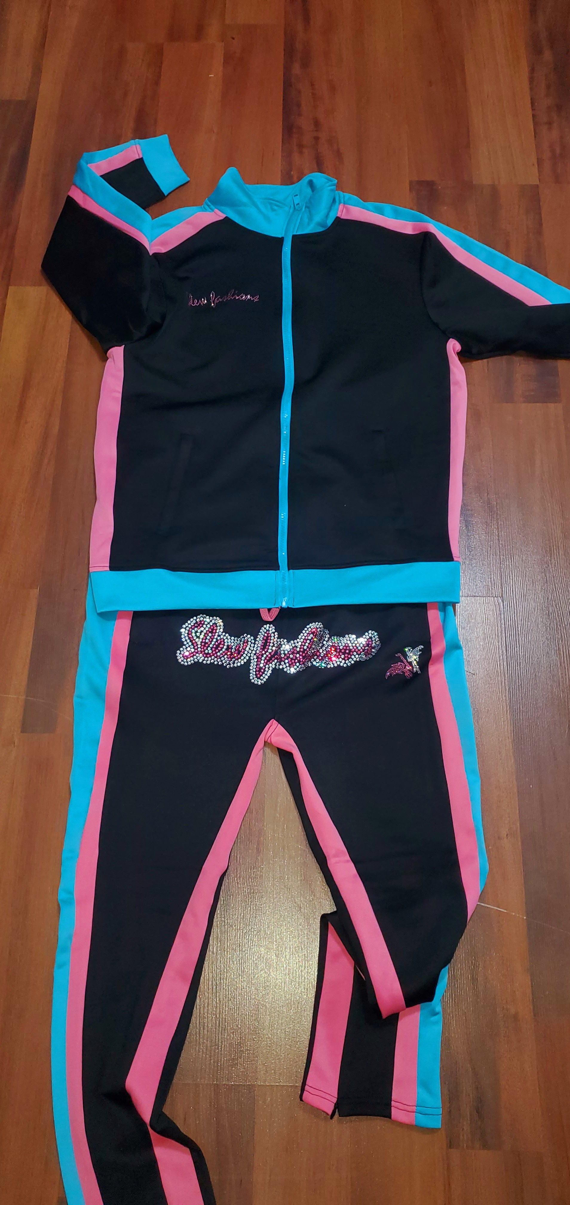 Custom track suit