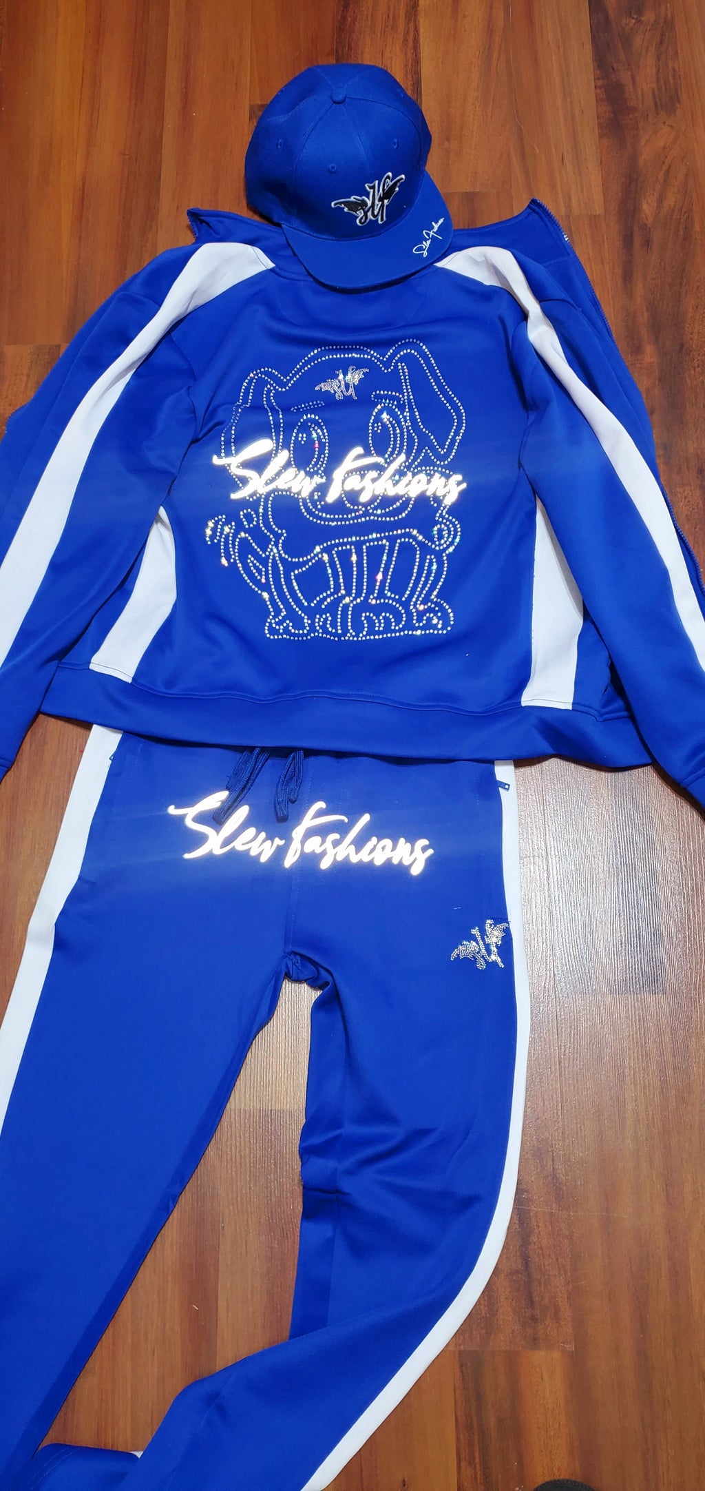 Custom track suit