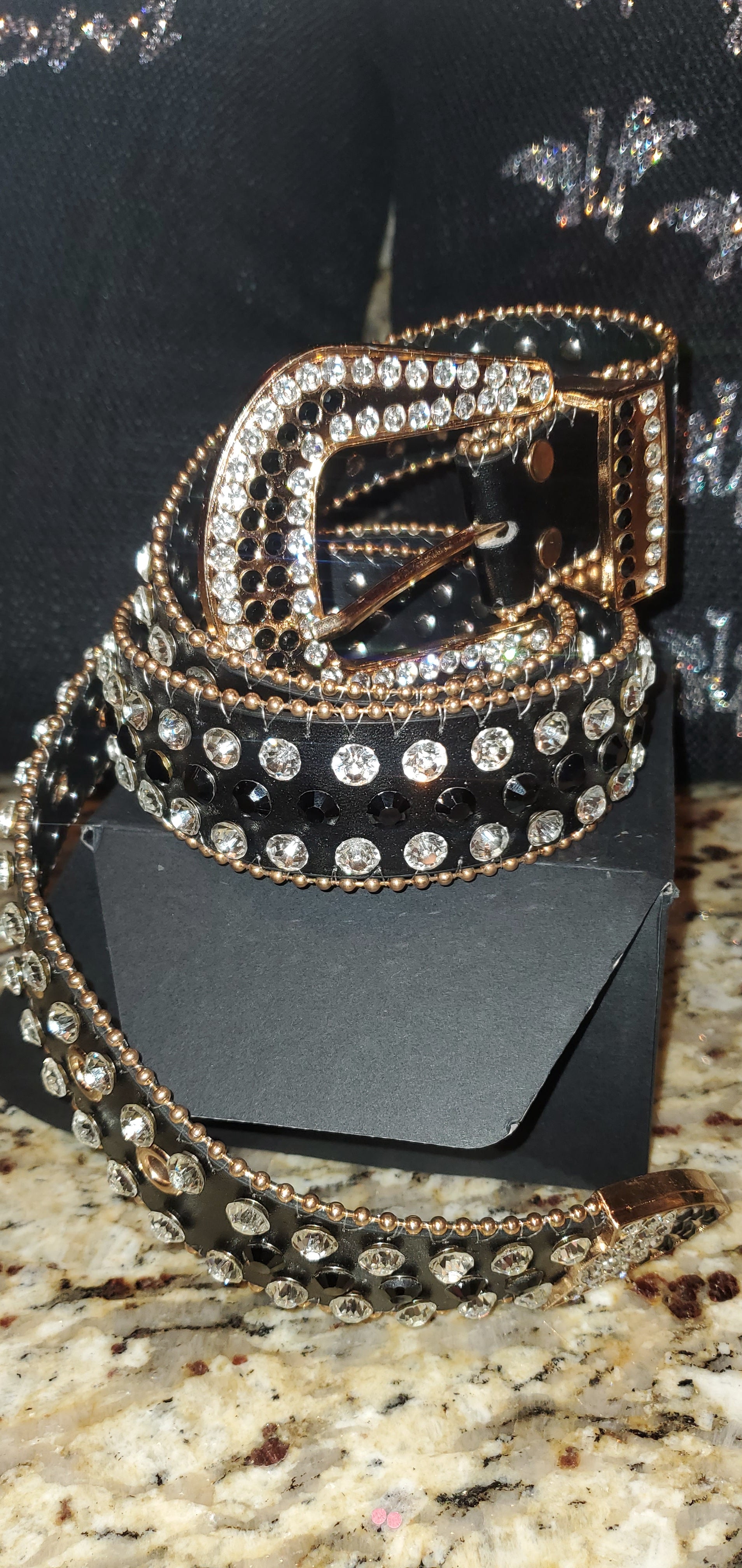 Rhinestone belt