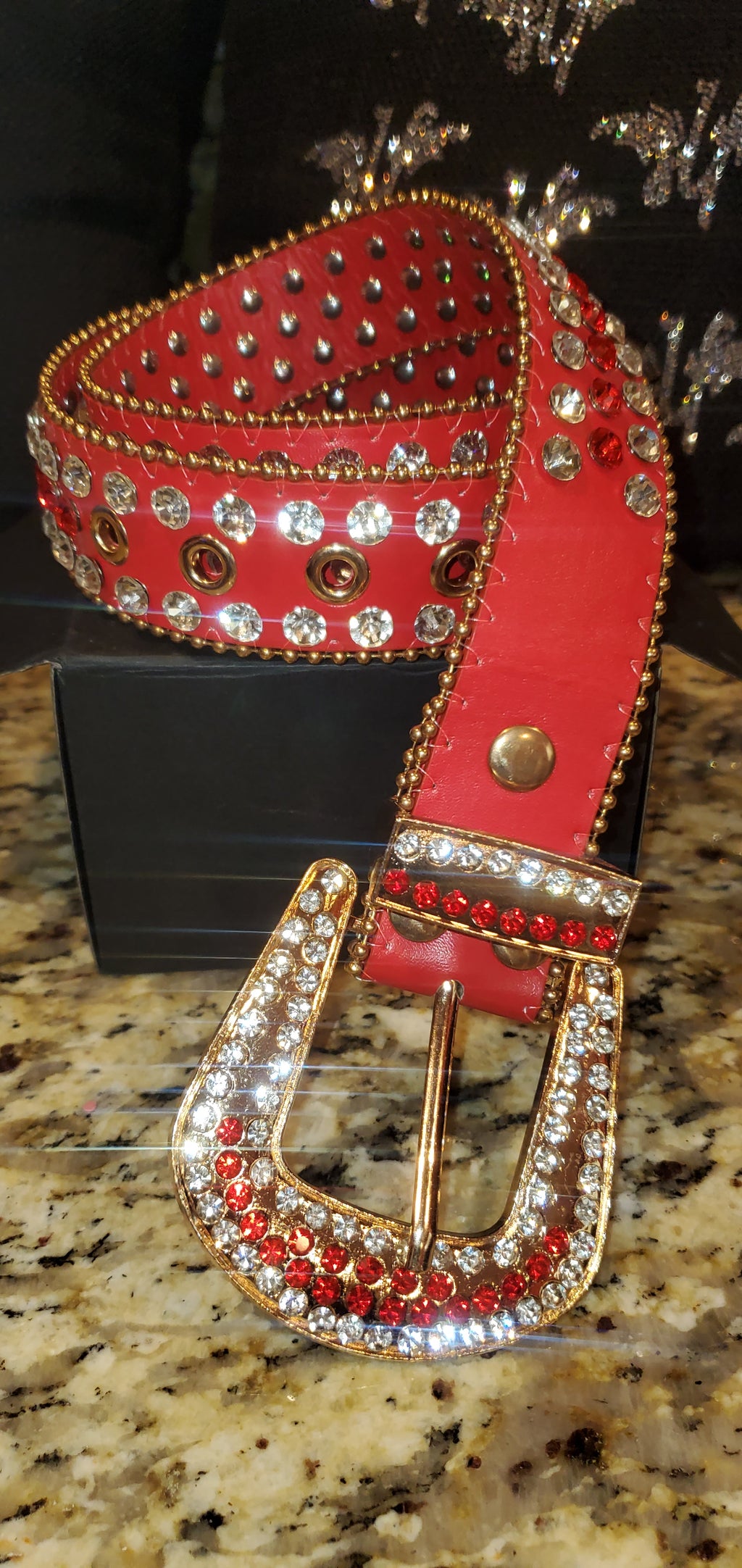 Rhinestone belt