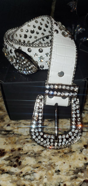 Rhinestone belt