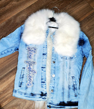 Fur denim medium