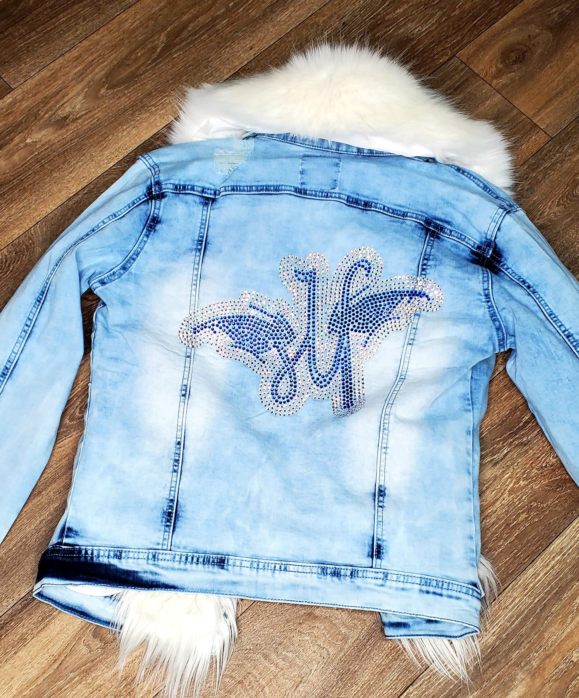 Fur denim medium