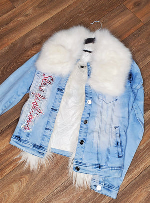 Fur denim medium