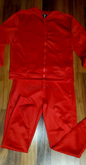 Custom track suit